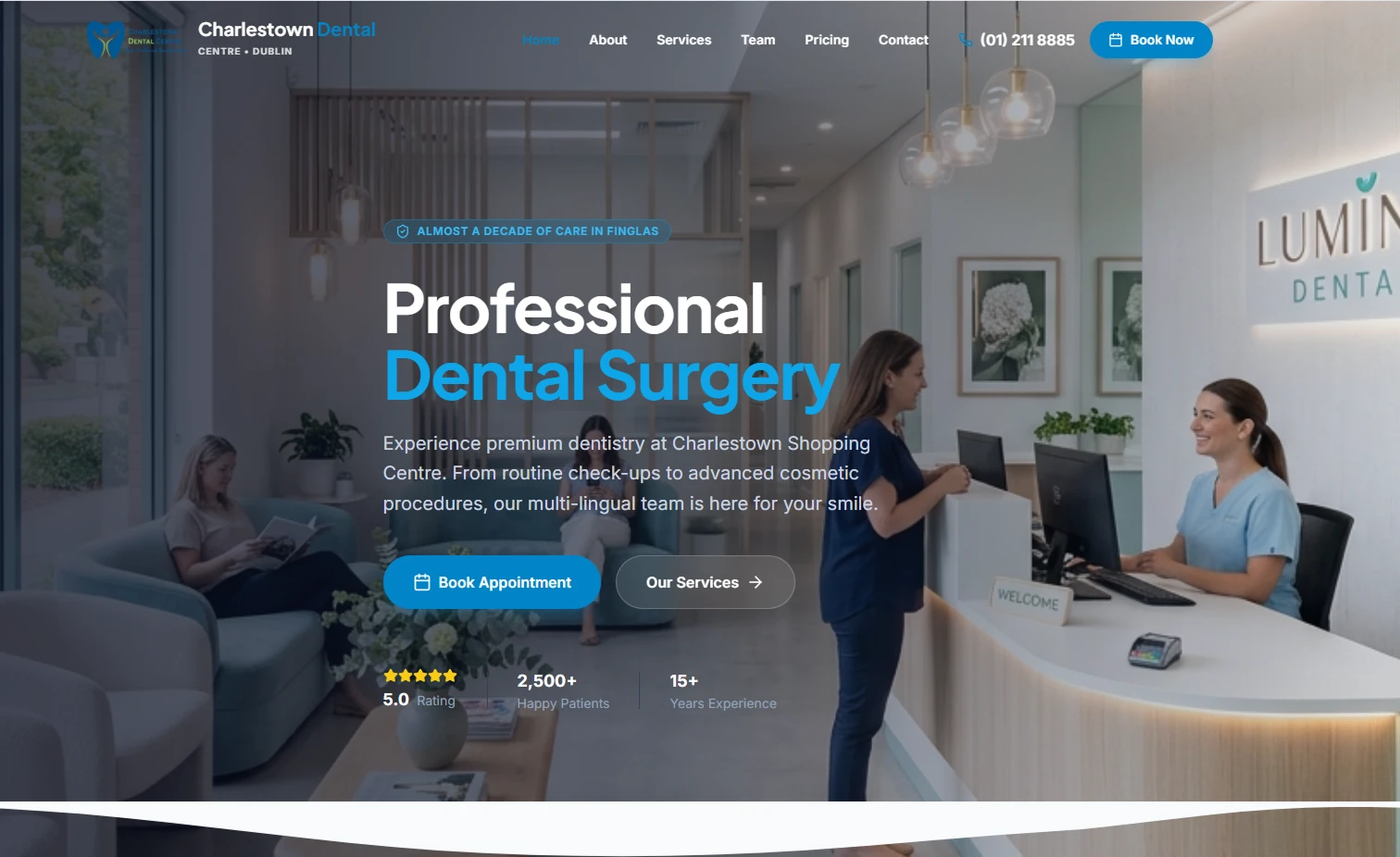 Charlestown Dental website
