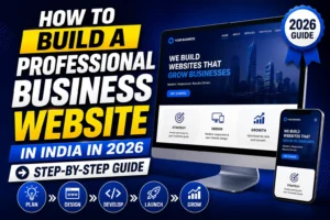 How to Build a Professional Business Website in India in 2026 (Step-by-Step Guide)