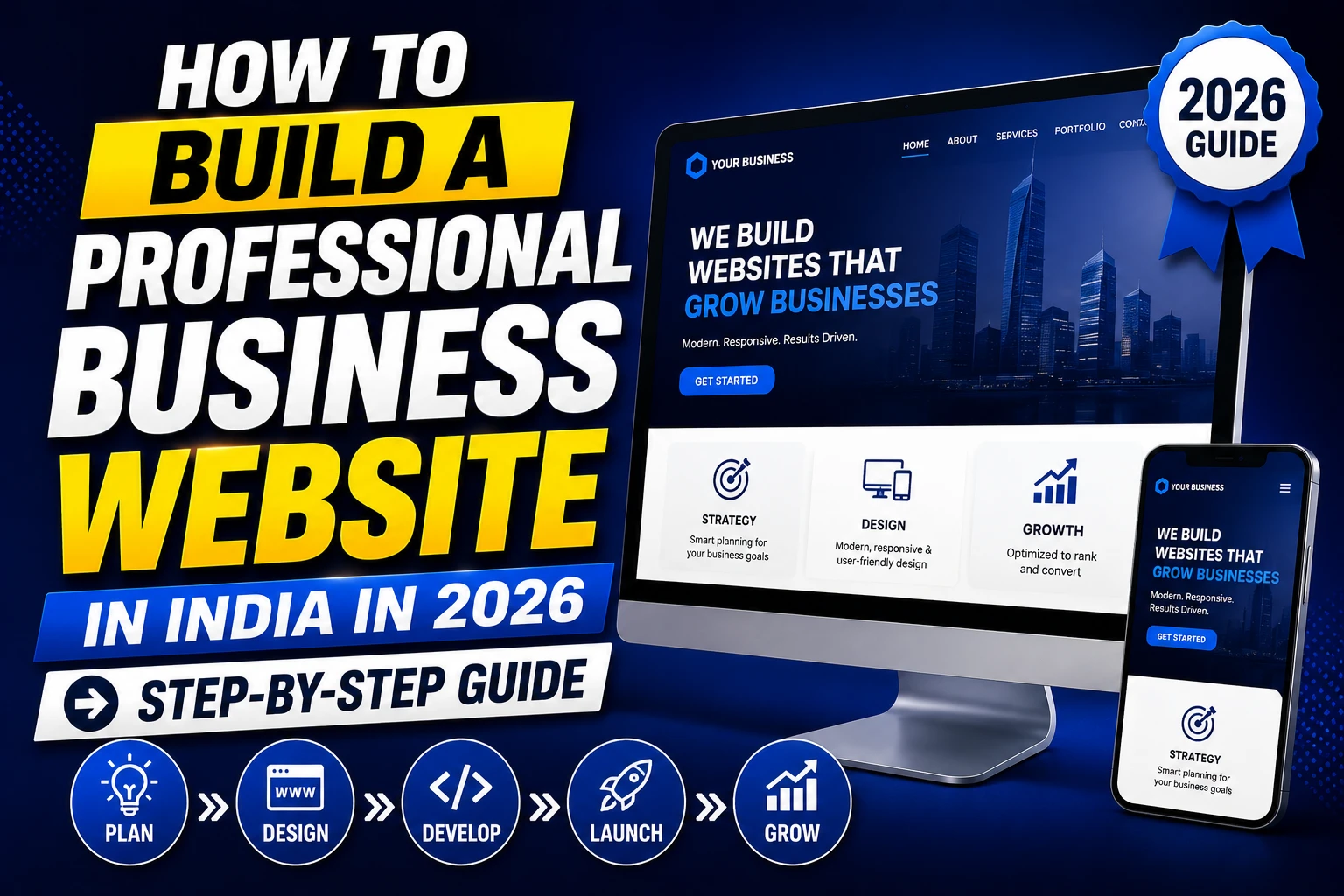 How to Build a Professional Business Website in India in 2026 (Step-by-Step Guide)