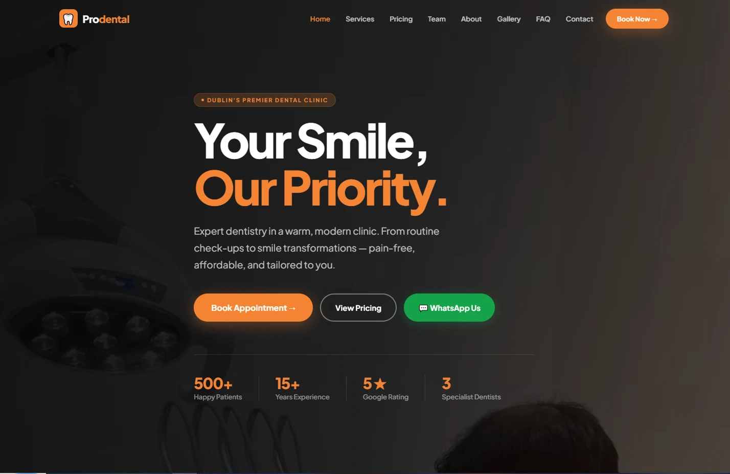 ProDental website
