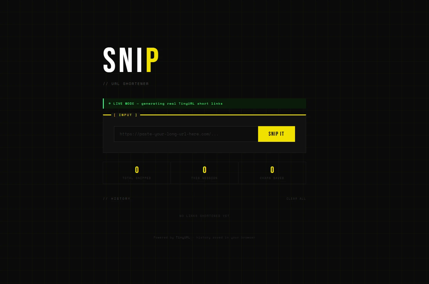 SNIP website