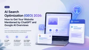 AI Search Optimization (GEO) 2026: How to Get Your Website Mentioned by ChatGPT and Google AI Overviews