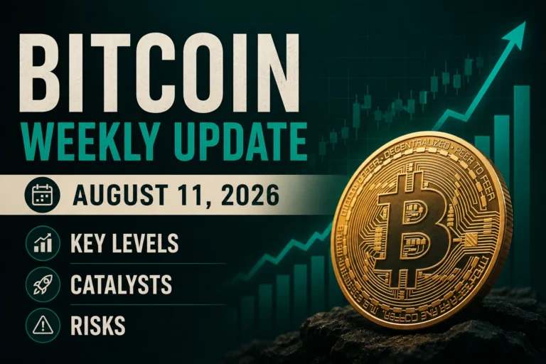 Bitcoin Weekly Update: Key Levels, Catalysts, and Risks (August 11, 2026)