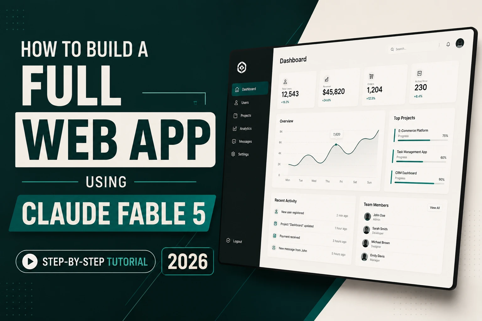 How to Build a Full Web App Using Claude Fable 5 in 2026 (Step-by-Step Tutorial)