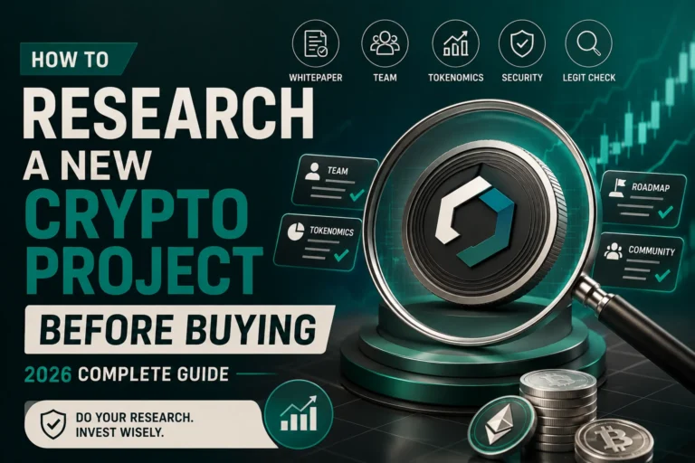 How to Research a New Crypto Project Before Buying (2026 Complete Guide)