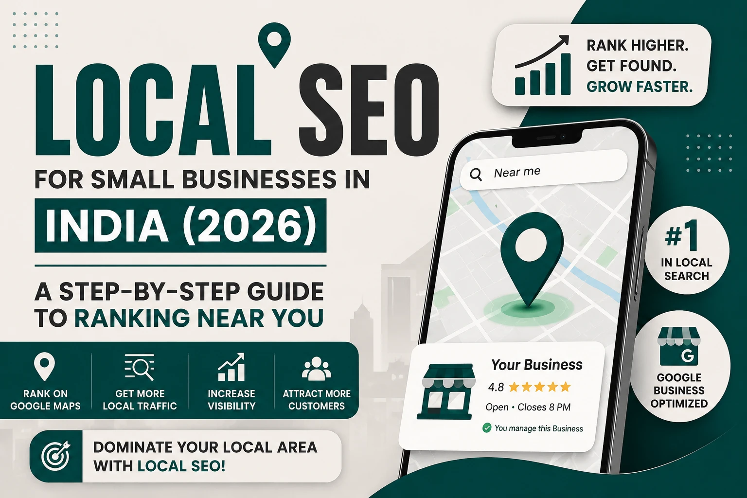 Local SEO for Small Businesses in India (2026): A Step-by-Step Guide to Ranking Near You