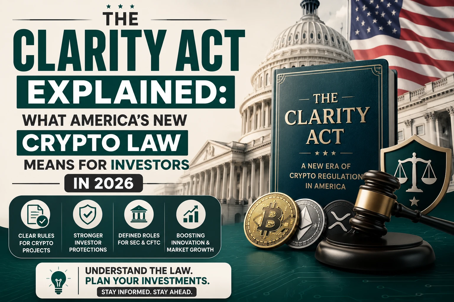 The CLARITY Act Explained: What America's New Crypto Law Means for Investors in 2026
