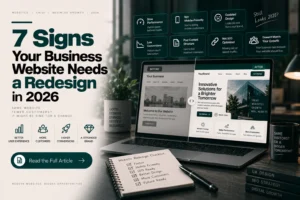 7 Signs Your Business Website Needs a Redesign in 2026