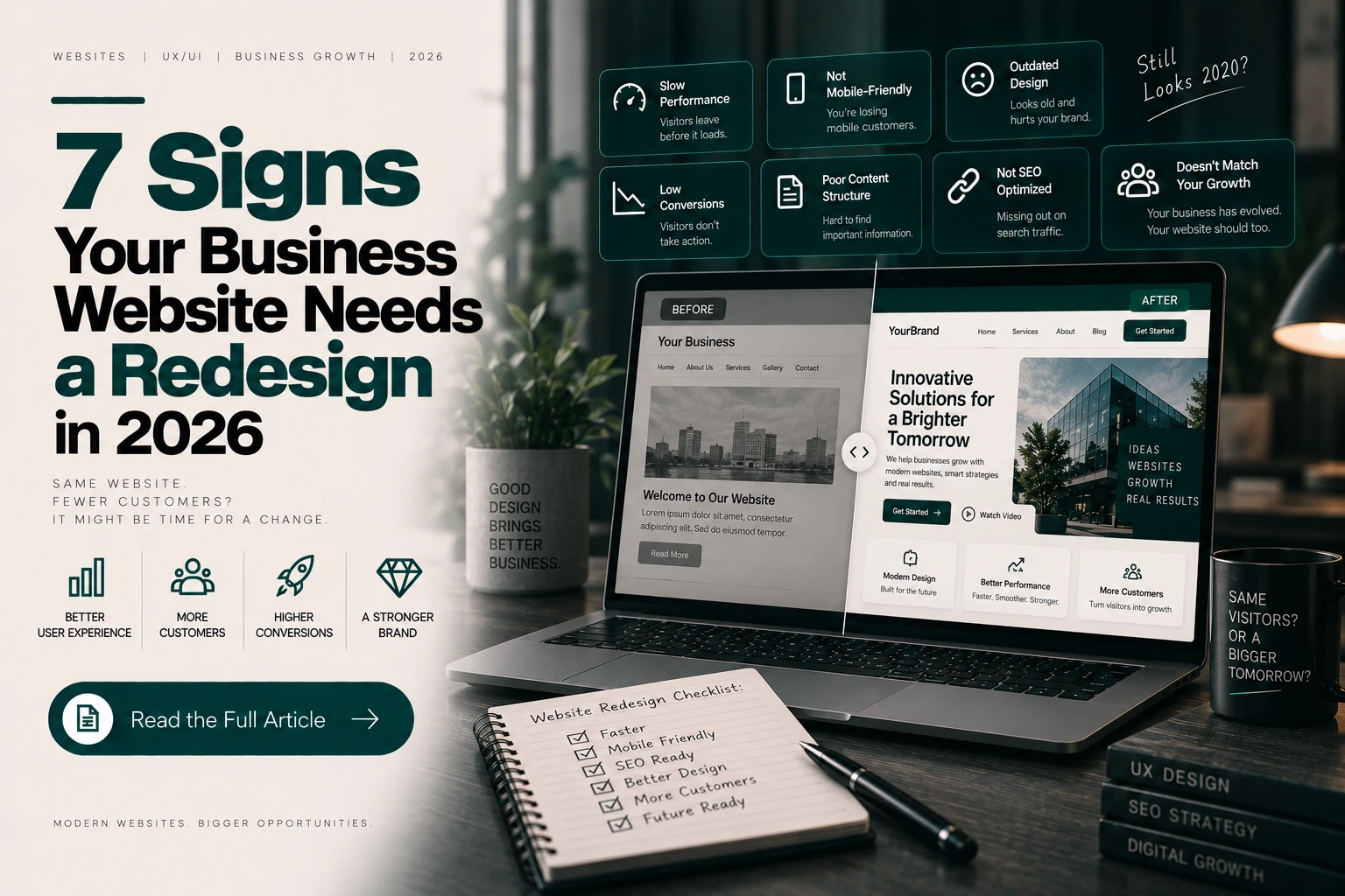 7 Signs Your Business Website Needs a Redesign in 2026