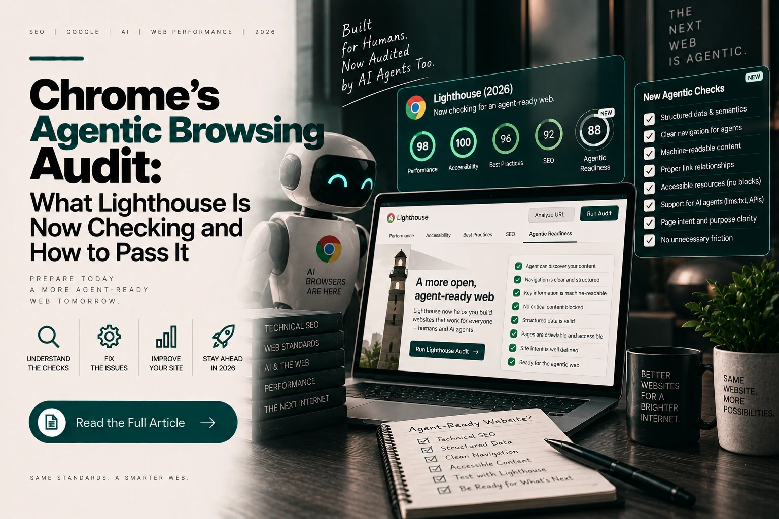 Chrome's Agentic Browsing Audit: What Lighthouse Is Now Checking and How to Pass It