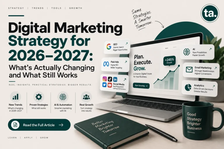 Digital Marketing Strategy for 2026–2027: What's Actually Changing and What Still Works