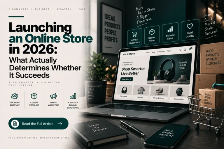 Launching an Online Store in 2026: What Actually Determines Whether It Succeeds