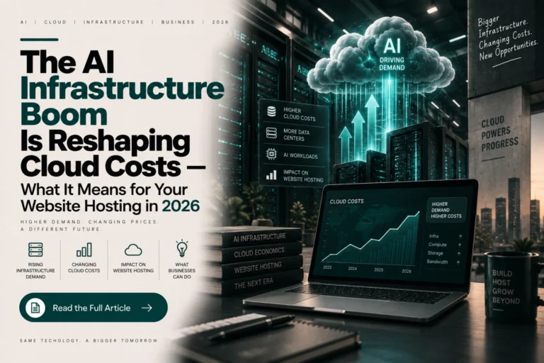 The AI Infrastructure Boom Is Reshaping Cloud Costs — What It Means for Your Website Hosting in 2026