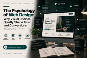 The Psychology of Web Design: Why Visual Choices Quietly Shape Trust and Conversions