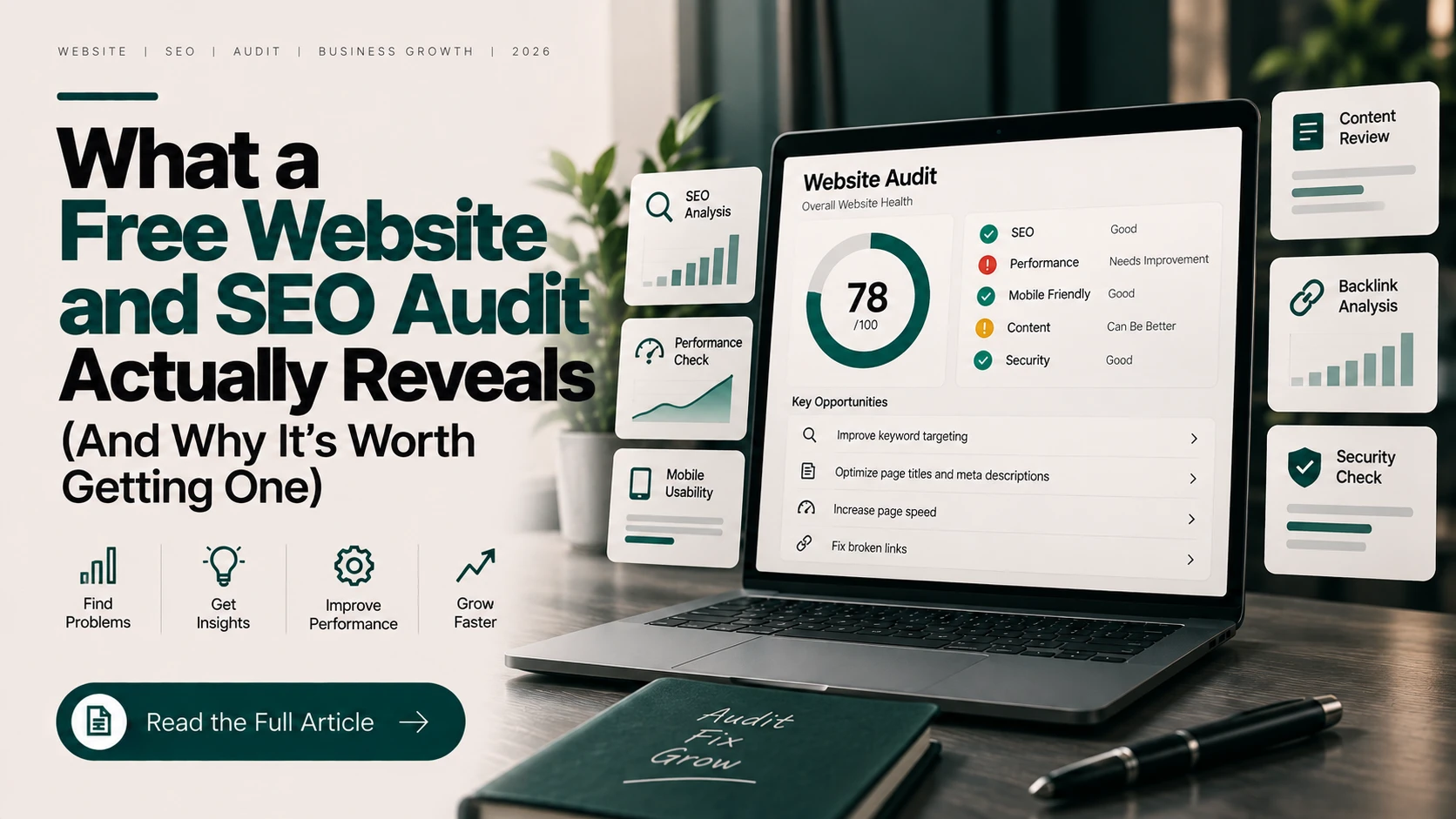 What a Free Website and SEO Audit Actually Reveals (And Why It's Worth Getting One)