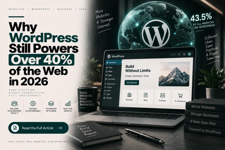 Why WordPress Still Powers Over 40% of the Web in 2026